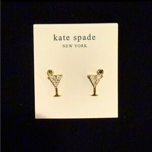 Kate Spade Gold-toned Martini Earrings